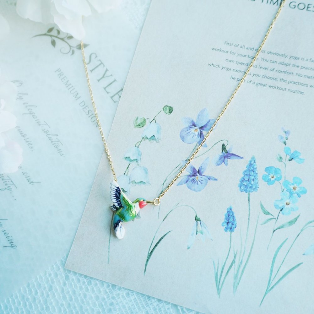 Bill skinner humming bird necklace
